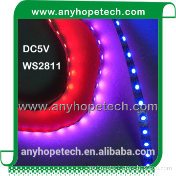 12V 5V IC WS2811 Weatherproof Digital Intelligent RGB LED Light Strip